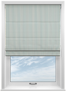 The British Stripe Co. Catherine, Polzeath No.2 - Roman Blind